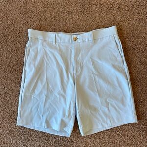 Original Penguin Light Blue Flat Front Shorts